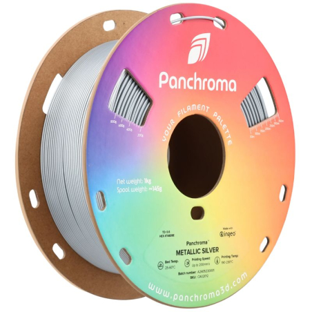 Panchroma™ PLA Metallic Silver - 1.75mm - 1kg