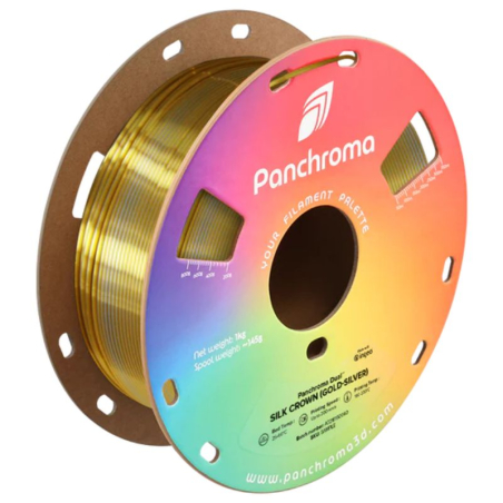 Panchroma™ PLA Dual Silk Crown (Gold-Silver) - 1.75mm - 1kg