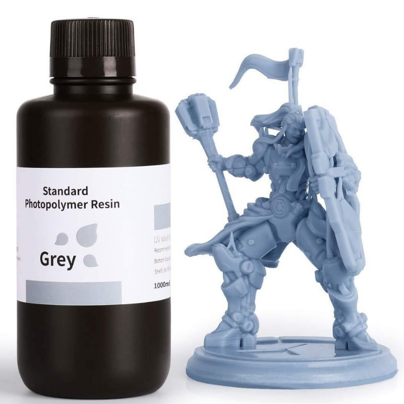 Résine standard 2.0 Grise (Grey) Elegoo - 1000 ml - Polyfab3D