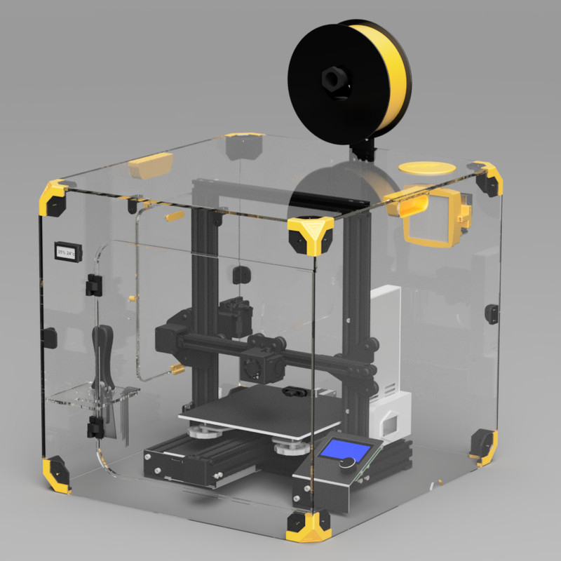 Caisson] Le Caisson Creality CR-10 en détail - Creality - Forum pour les  imprimantes 3D et l'impression 3D