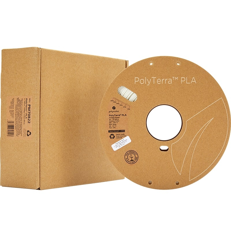 PolyTerra PLA Blanc coton - 1.75mm - 1 kg