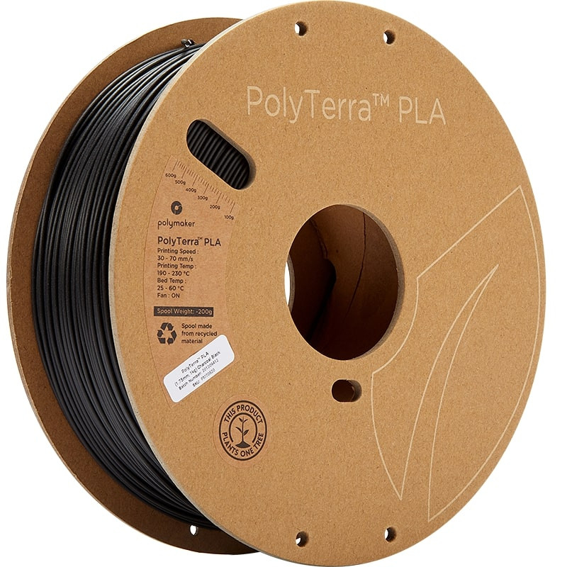 Filament PLA Premium Matte NOIR CHARBON - 0,5-1kg / 1.75mm