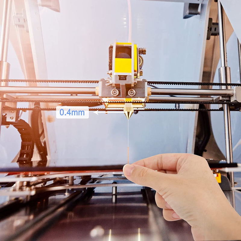 URB Kits d'aiguilles de nettoyage de buse d'imprimante 3D Kit de nettoyage  d'aiguille de buse d'imprimante 3D pièces