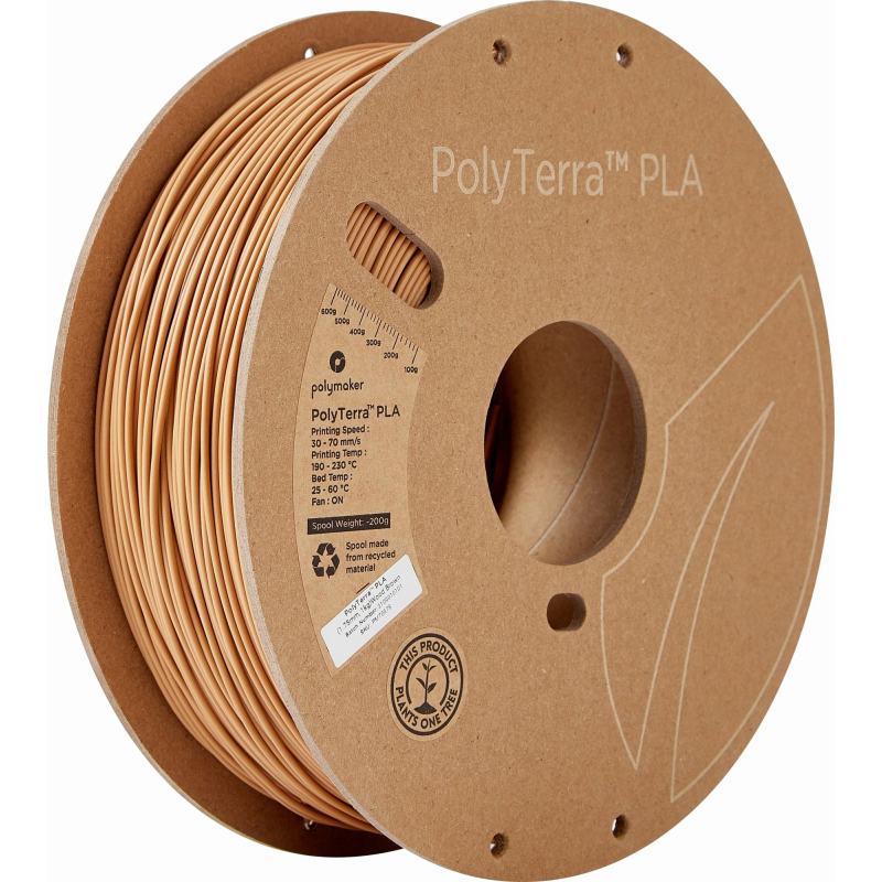 Achat PolyLite PLA Brown (Marron) - 1.75mm - 1 kg - Polyfab3D
