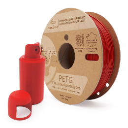 Filament PLA, 1.75 mm, rouge, 750 g, robuste, adapté pour imprimante 3D