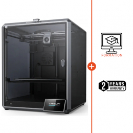 L'imprimante 3D Creality Ender 3 V3 SE imprime une punaise de lit avec du  filament GSUN 3D.