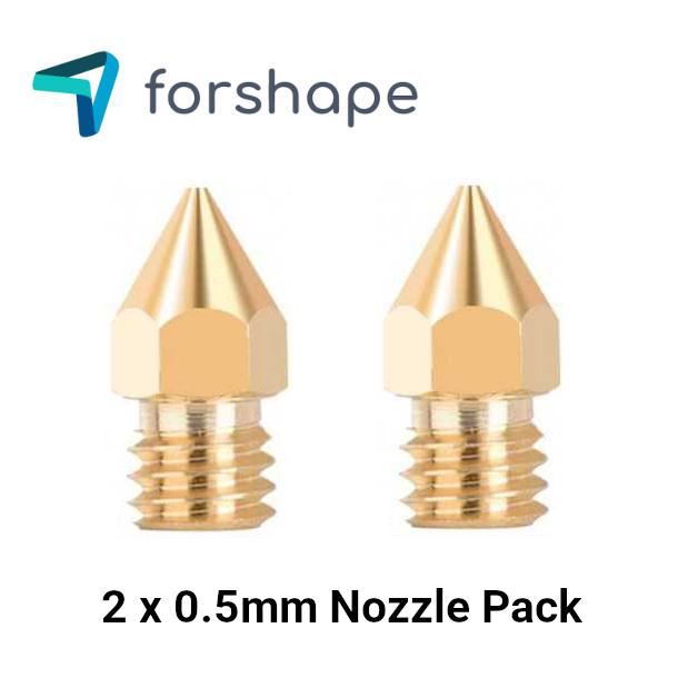 Lot de 2 Buses Laiton MK8 Forshape 0.3mm