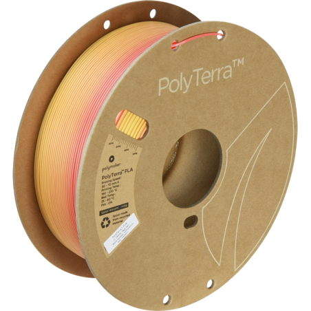 PolyTerra PLA Gradient Fall (Orange - Rouge Lave)