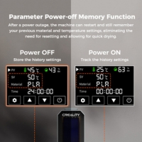 Creality Space Pi Filament Dryer - Mémoire en cas de coupure